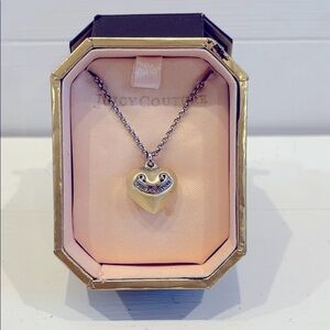 𝅺juicy Couture N-Pearl Heart w/Banner Wish NK